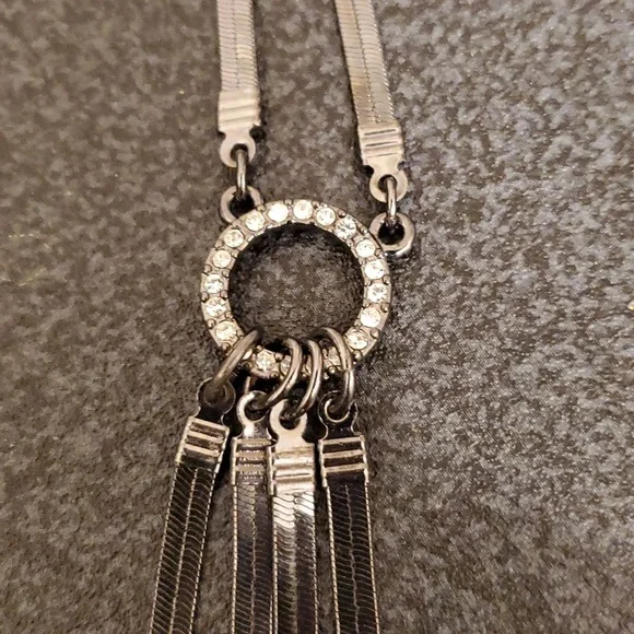 Beautiful 4 Strand Metal Rhinestone - Picture 6 of 6